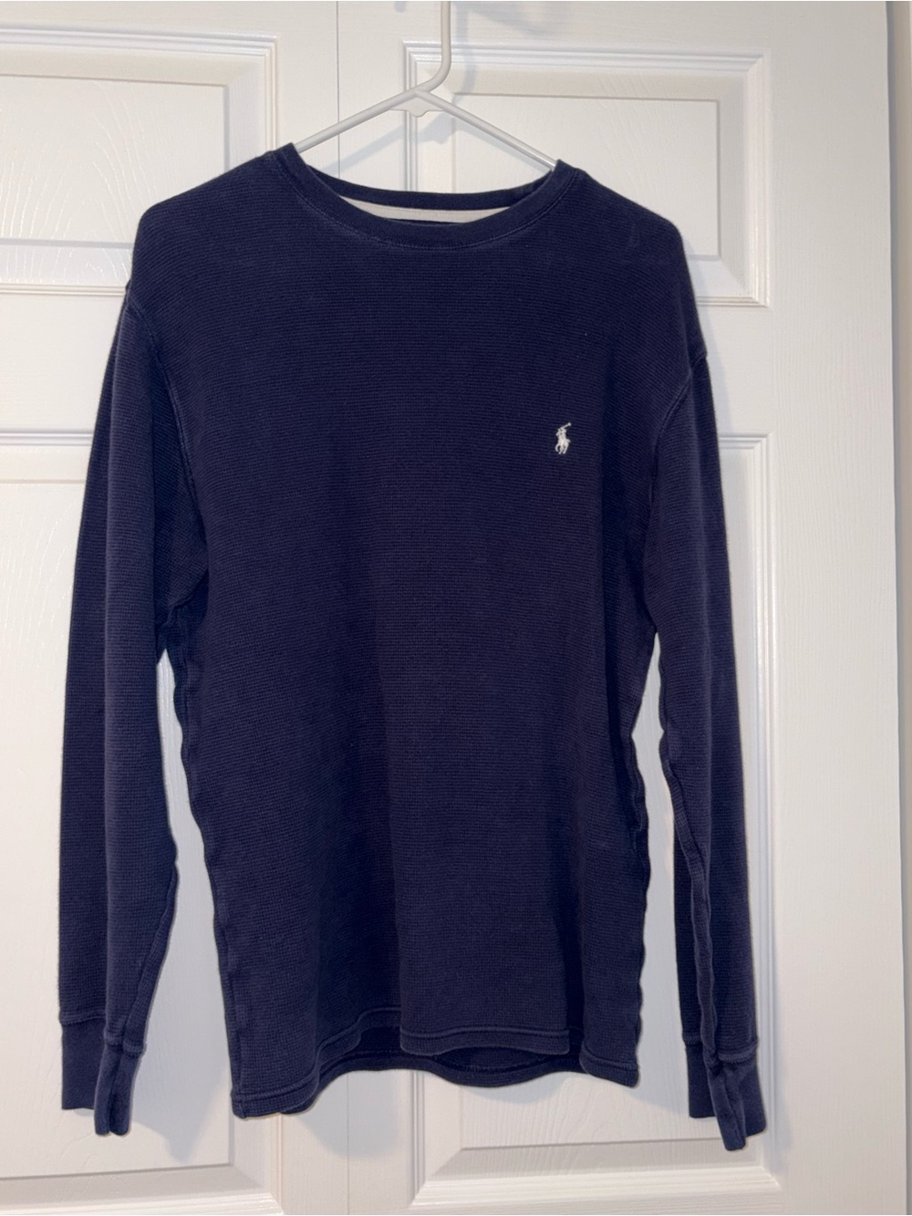 Polo by Ralph Lauren Navy Crewneck Sweater with Pony Logo
